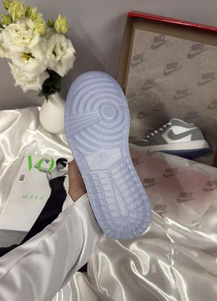 Nike air jordan 1 low "white wolf grey" 7
