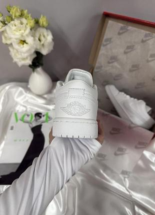 Nike air jordan 1 low full white 6