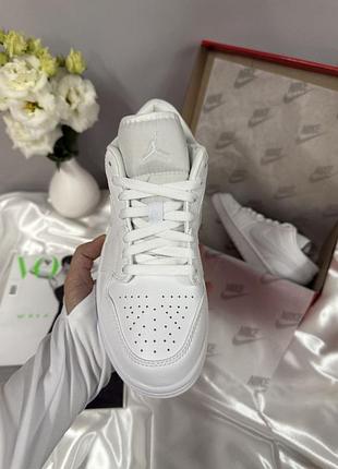 Nike air jordan 1 low full white 5