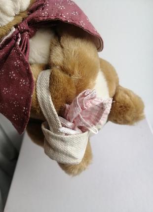 Кролик пітер персонажі сестра котон-тейл peter rabbit beatrix potter вінтажна м'яка іграшка 6