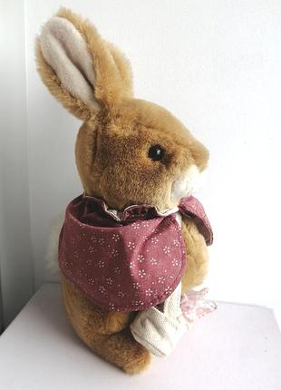 Кролик пітер персонажі сестра котон-тейл peter rabbit beatrix potter вінтажна м'яка іграшка 2