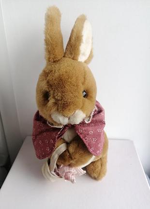 Кролик пітер персонажі сестра котон-тейл peter rabbit beatrix potter вінтажна м'яка іграшка 4