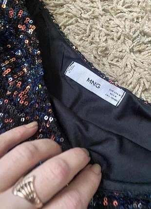 Топ з блискітками  mango в паєтки 2