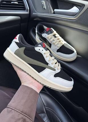 Nike air jordan 1 travis scott olive