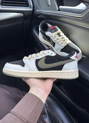 Nike air jordan 1 travis scott olive 2