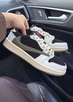 Nike air jordan 1 travis scott olive 3