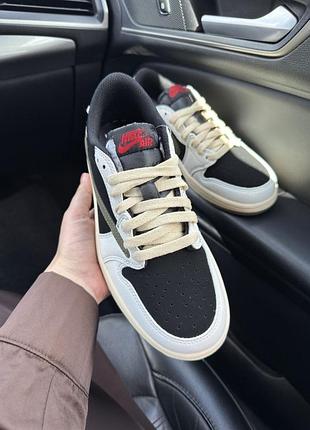 Nike air jordan 1 travis scott olive 7