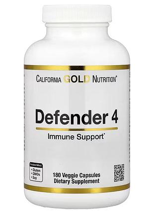 Витамины для поддержки иммунитета california gold nutrition defender 4 180 капсул