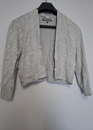 Серое болеро короткий кардиган laura ashley