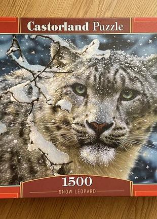 Пазл castorland snow leopard «снежный барс», 1500 деталей