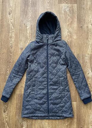 Sherpa thakani casual jacket - жіноча подовжена стьобана куртка із синтетичним утеплювачем.