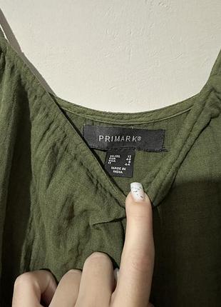 Сукня сарафан primark хакі 2
