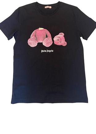 Palm angels футболка “broken bear” оригінал, xl, маломір