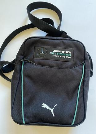 Оригінальна сумка puma mercedes-amg petronas f1 crossbody барсетка