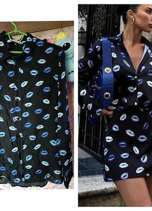 Zara рубашка блуза вискоза и есть такая же юбка zara