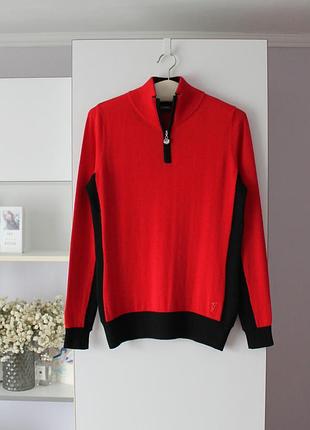 Красный джемпер с шерстью мериноса от golfino