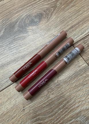 Сет матових помад від loreal paris