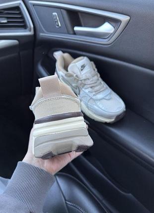 Nike v2k runtekk light brown 3