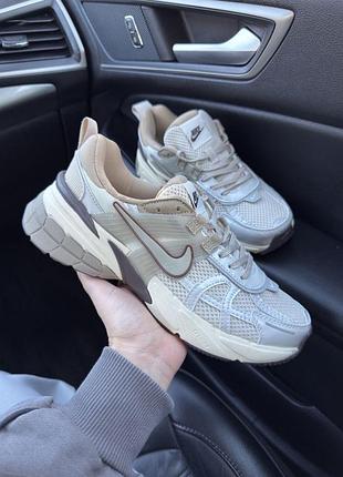 Nike v2k runtekk light brown 7