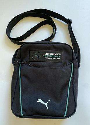 Оригінальна сумка puma mercedes-amg petronas f1 crossbody барсетка