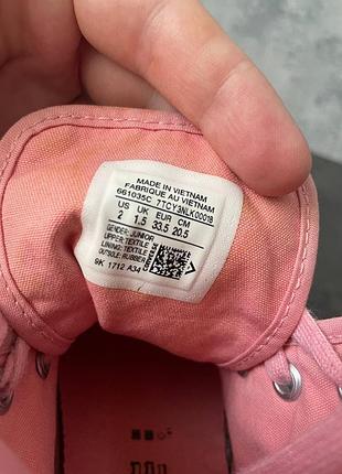 Високі кеди converse baby rose vans levi's 8