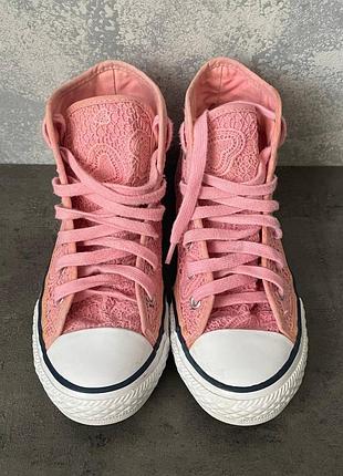 Високі кеди converse baby rose vans levi's 2
