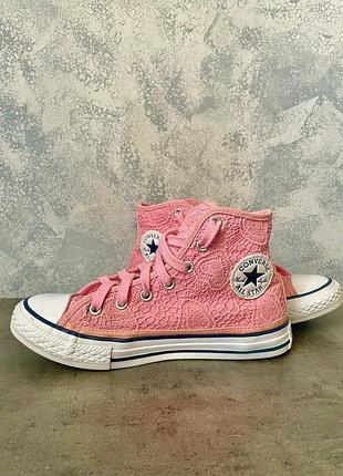 Високі кеди converse baby rose vans levi's 4