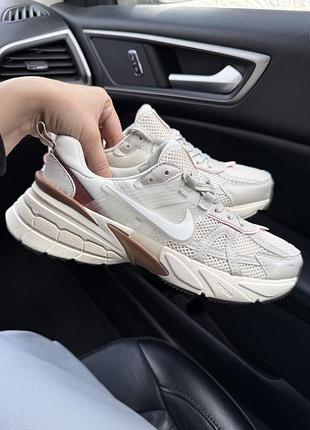 Nike v2k runtekk beige brown 7