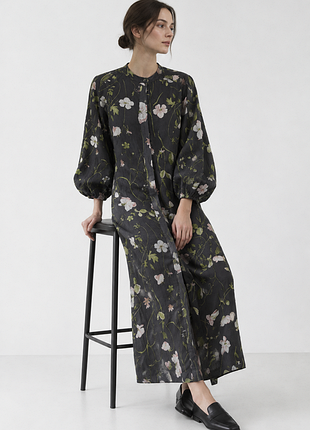 Длина сукня плаття довге на гудзиках h&m