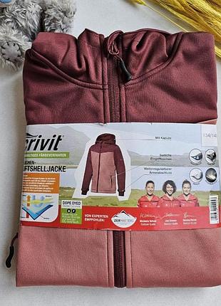 Девочки куртка softshell crivit®. из водоотталкивающей и ветрозащитного 3-х слойного материала