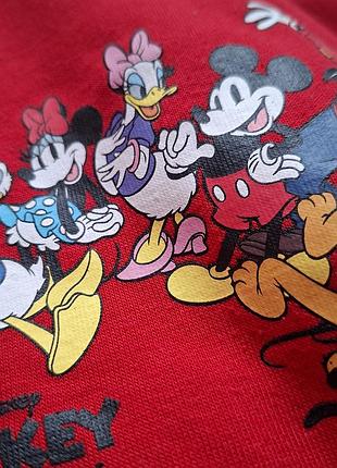 Червоний укорочений світшот disney 4