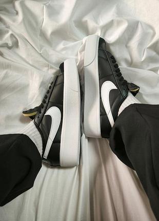 Nike blazer low platform black white premium 8