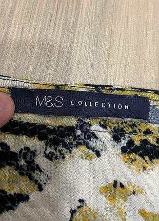 Вискозное платье m&amp;s в змеиный принт 5