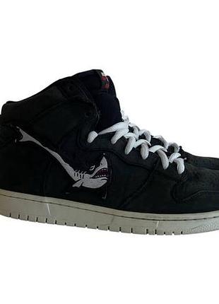 Nike sb dunk high oski shark мужские лимитированные кроссовки оригинал 46 размер