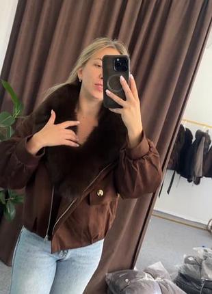 Куртка з песцем, s-xl 5