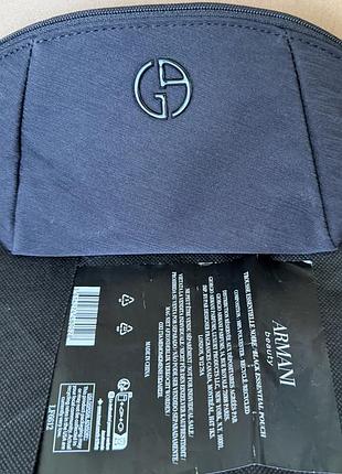 Giorgio armani косметичка чорна 7