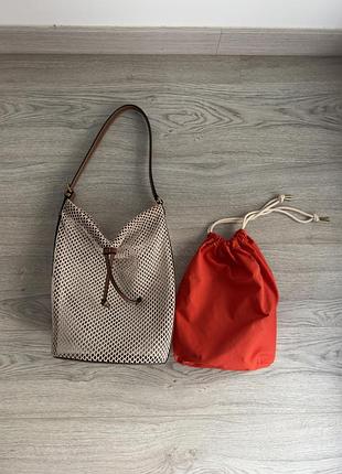 Сумка zara в сітку 3