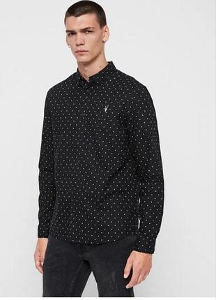 Сорочка з бавовни allsaints розмір s