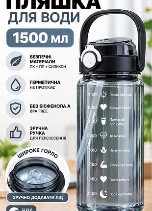 Пляшка для води 1500мл