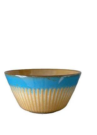 Салатник 500мл 15,7см helen blue brown тм losk