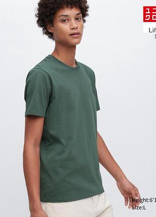Жіноча футболка supima cotton, р. l, uniqlo