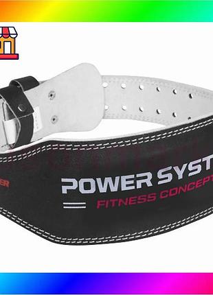 Bs пояс для тяжелой best mix атлетики power system ps-3100 power кожаный black m bas77/n