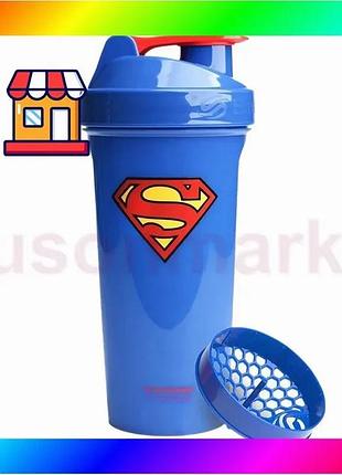 Bs шейкер спортивний smartshake best mix lite 800ml dc superman bas77/n