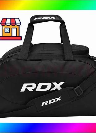Bs спортивна сумка rdx best mix r1 duffel bag with backpack straps black/white bas77/n
