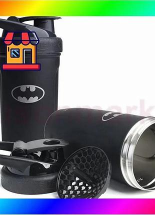 Bs шейкер спортивний smartshake best mix reforce 900ml dc batman logo bas77/n