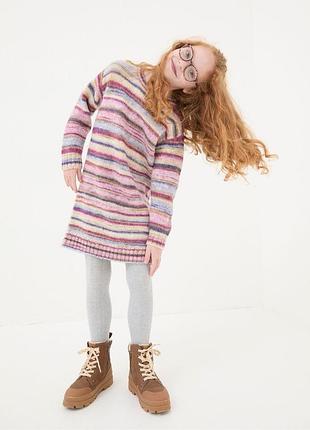 Новое платье- свитер из шерстяной смеси fatface cream stripe jumper dress
