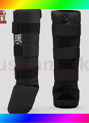 Bs защита голени и best mix стопы leone pt132 basic black s bas77/n