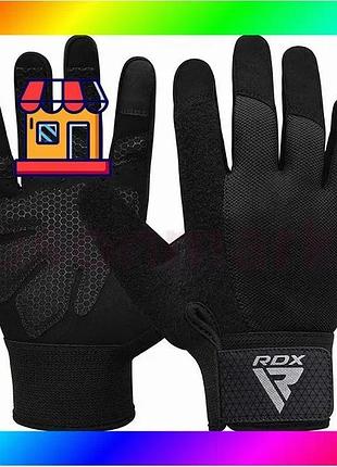 Bs рукавички для фітнесу best mix rdx w1 full finger plus black xl bas77/n