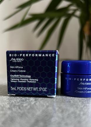 Shiseido bio-performance skin hiforce інтенсивний омолоджуючий крем 5 мл.