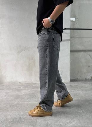 Сірі джинси баггі baggy 3